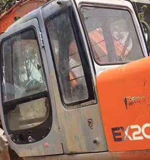 4457174 HITACHI Excavator Glass Cab Window Sisi Kiri Posisi Lurus NO.2 Kaca Tempered