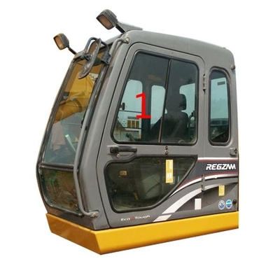 Kabin Excavator KATO Kaca Lebar Sisi Kiri 500mm Posisi NO.1