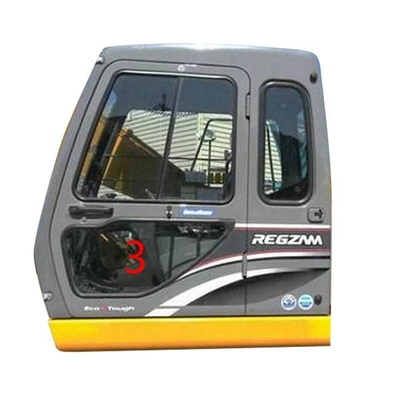 Kabin Excavator KATO Kaca Pintu Kiri Posisi Bawah NO.3 OEM