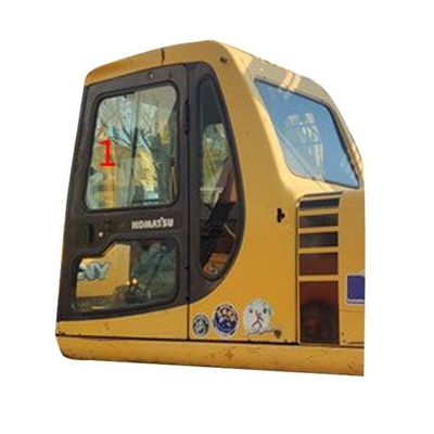 Excavator KOMATSU Kaca Kabin Sisi Kiri Posisi Miring NO.1