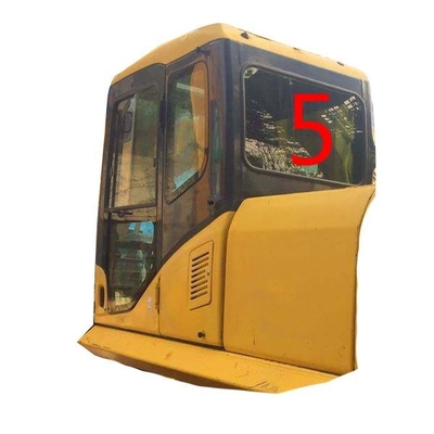 520mm Lebar Kabin KOMATSU Kabin Kaca Excavator Kaca Tempered Sisi Belakang Melengkung