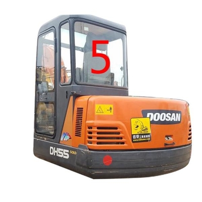 Kaca Kabin Excavator Putih DAEWOO DH55 Posisi Sisi Belakang NO.5