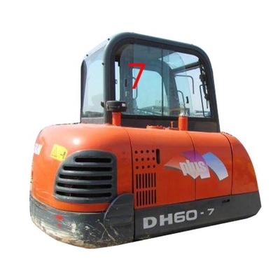 Penggantian Jendela Penggali Excavator Posisi Sisi Kanan NO.7