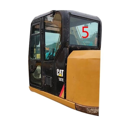 Kabin Excavator CATERPILLAR Kabin Kaca Posisi Sisi Belakang NO.5 Kaca Tempered Kaca Depan