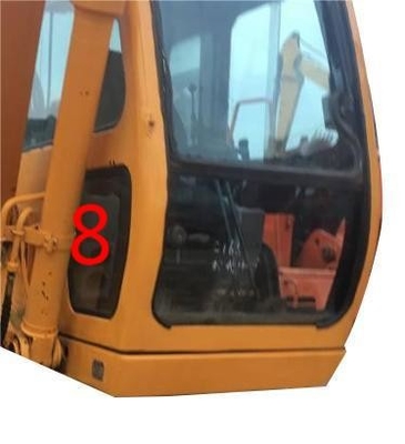 R130W-5 R200W-5 Kaca Jendela Excavator Sisi Kanan Posisi Bawah NO.8