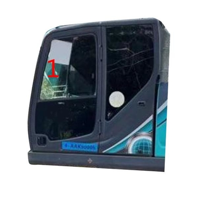 ECE KOBELCO Kaca Excavator Posisi Sisi Miring Kiri No.1 Jendela Kaca Depan