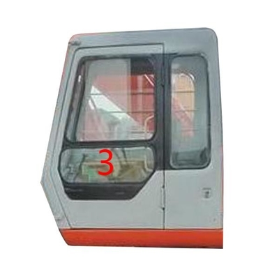 Kaca Penggali Mini 5mm Pengganti HITACHI Excavator Cab Glass