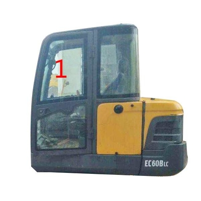 EC60 VOLVO Kaca Depan Kaca Posisi Sisi Kiri NO.1 Tahan Bending