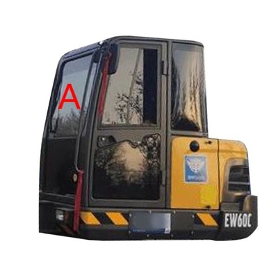 Tempered EW60C VOLVO Kaca Depan Kaca Depan Putih Penggantian Kaca Depan