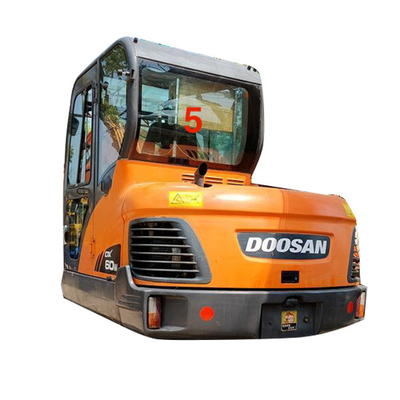 DX55 DOOSAN Mesin Konstruksi Kaca Kabin Posisi Sisi Belakang NO.5