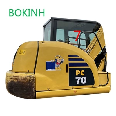PC60-8 PC70-8 KOMATSU Penggantian Jendela Excavator Posisi Sisi Kanan No.7 Kaca Besar