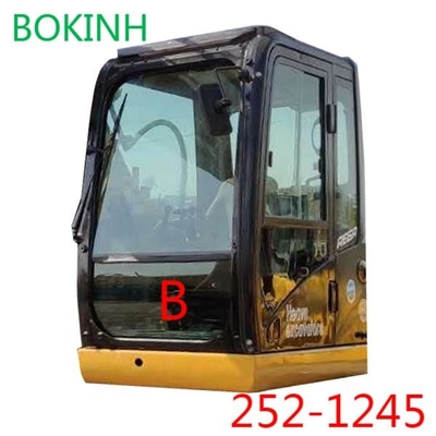 Excavator CATERPILLAR Kaca Kabin 252-1245 Depan Bawah Posisi B Kaca Depan