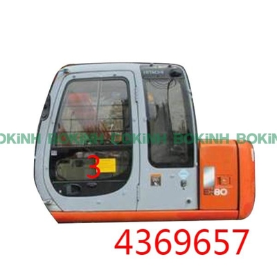 4369657 HITACHI Excavator Kaca Jendela Pintu Kiri Posisi Bawah NO.3