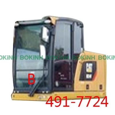 491-7724 CATERPILLAR Kaca Jendela Excavator Depan Bawah B Kaca Tempered