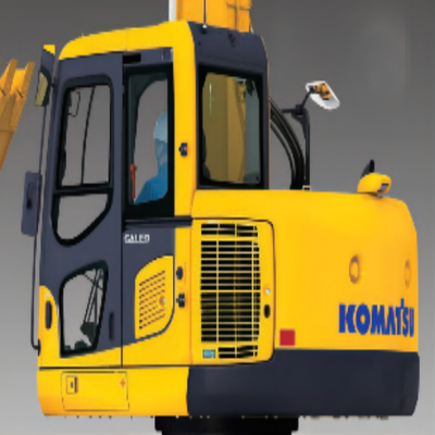 22B-54-28341 Kabin Excavator KOMATSU Kaca Tempered Pintu Kiri Posisi Belakang NO.4