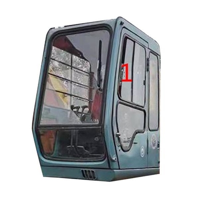 AT154426 HITACHI Excavator Cab Window Kaca Tempered Posisi Sisi Miring Kiri NO.1