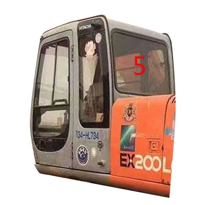4457180 HITACHI Excavator Glass Cab Window Kaca Tempered Posisi Sisi Belakang NO.5