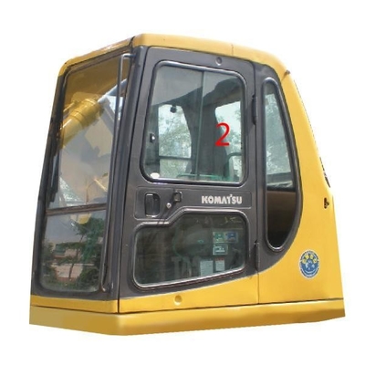 Penggantian Kaca Depan Excavator 5mm Sisi Kiri Posisi Lurus NO.2