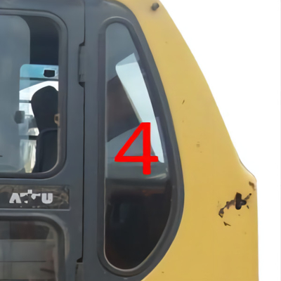 Kaca Tempered Kaca Depan Kabin Posisi Sisi Belakang Kiri No.4