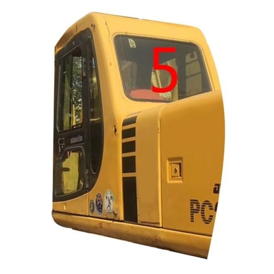 580mm Tinggi 5mm Tebal KOMATSU Cab Kaca Sisi Belakang NO.5