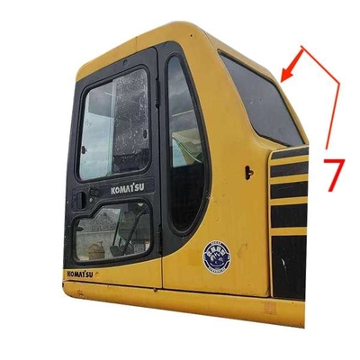 Kaca Depan Excavator Sisi Kanan Pengganti Kaca Penggali Tempered
