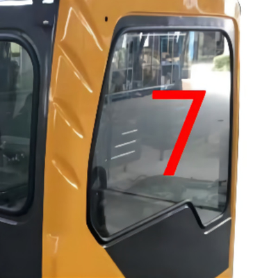 Penggantian Jendela Excavator DOT KOMATSU Posisi Sisi Kanan No.7