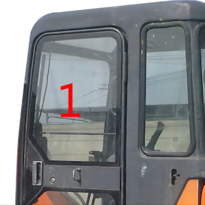 Sisi Kiri DAEWOO DH55 Volvo Excavator Kaca Depan Tebal 5mm