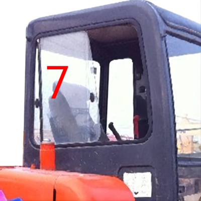 DOT DAEWOO DH55 Excavator Komatsu Cab Kaca Posisi Sisi Kanan NO.7