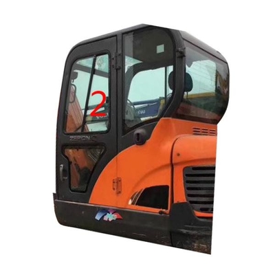 DX60W DX90-9C DOOSAN Kaca Sisi Kiri Posisi Lurus NO.2 Kaca Kabin Excavator Tempered