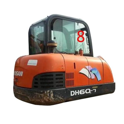 DH60-7 DH55 Solar 55V-WV DOOSAN Kaca Tempered Mini Excavator Glass