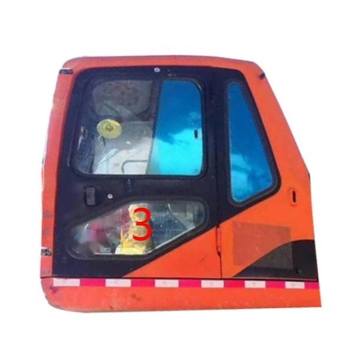 DX225LC-7 DX150LC-7 DOOSAN Kaca 5mm Excavator Kaca Depan Pintu Kiri Posisi Bawah NO.3