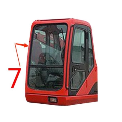 FCC DOOSAN Penggali Kaca Pengganti Kaca Jendela Kaca Depan Sisi Kanan