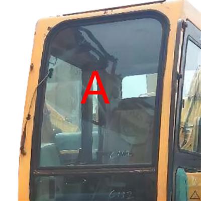 R225-7LC R140-7LC HYUNDAI Kaca Depan Depan Atas Posisi Kaca Depan