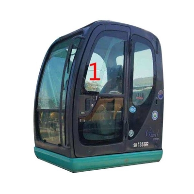 Sisi Kiri Kaca Excavator KOBELCO Posisi Sisi Kiri NO.1