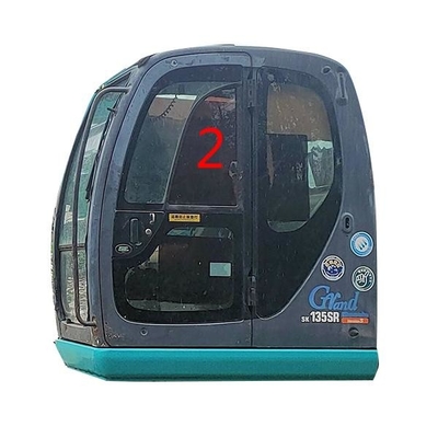 DOT KOBELCO Mini Digger Glass Replacement Posisi Sisi Kiri Kaca Depan NO.2