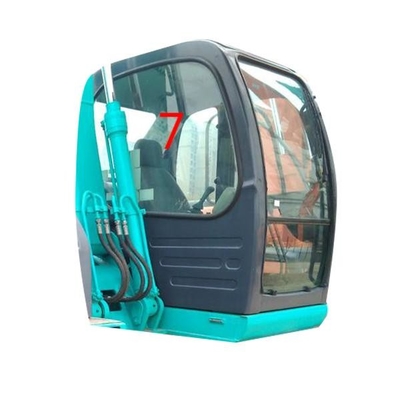 Sisi Kanan KOBELCO Kaca Depan Kustom Kaca Excavator Mini Hijau