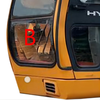 Penggantian Kaca Depan Penggali Mini FCC HYUNDAI Excavator