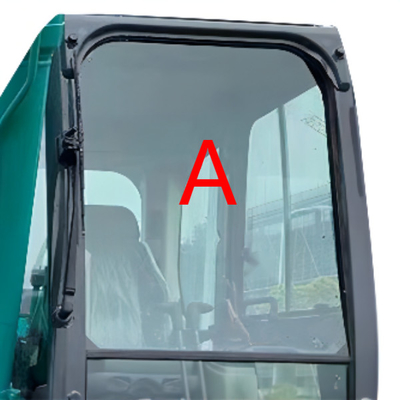 1040mm 840mm KOBELCO Kaca Excavator Posisi Depan Atas A
