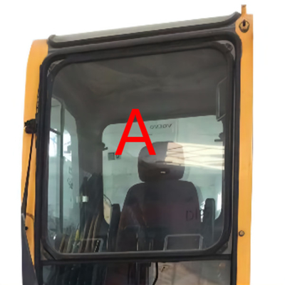 EW55C EC55C VOLVO Kaca Depan Kaca Tempered Kaca Depan Depan Posisi A