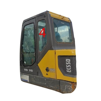 EW55C VOLVO Kaca Depan Kaca Jendela Pintu Kiri Posisi Belakang NO.4