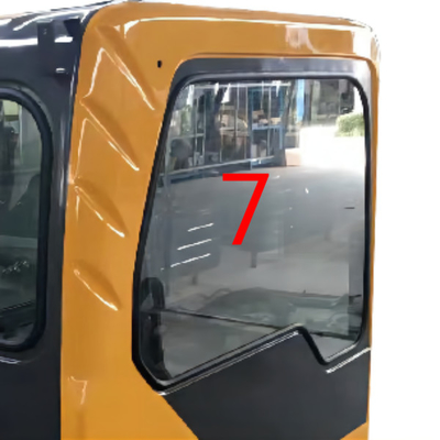 Penggantian Jendela Excavator EC240B Posisi Sisi Kanan No.7 VOLVO