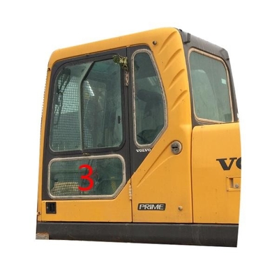 EC240B VOLVO Kaca Depan Kaca Excavator Kabin Kaca Tempered 5mm