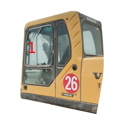 EC240B Excavator VOLVO Kaca Depan Kaca Mesin Konstruksi Kabin Sisi Kiri