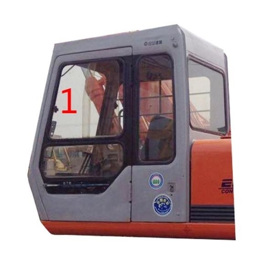 Kaca Tempered 5mm Untuk Kaca Depan HITACHI Posisi Sisi Miring Kiri NO.1