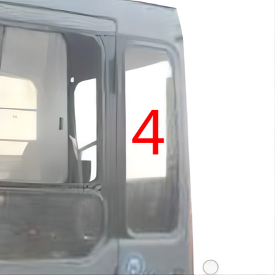 DOT HITACHI Excavator Kaca Pintu Kiri Posisi Belakang NO.4