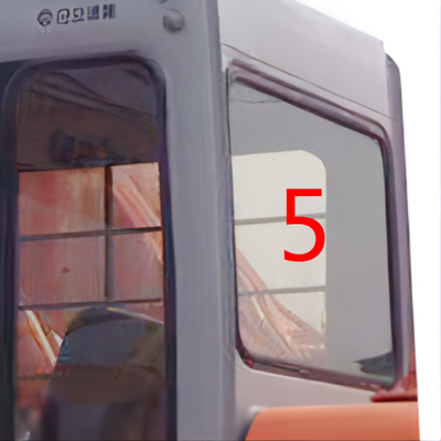 Penggantian Jendela Pintu Excavator 750mm Sisi Belakang NO.5 OEM
