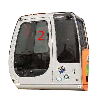 Penggantian Jendela Excavator HITACHI Posisi Pintu Kiri NO.2