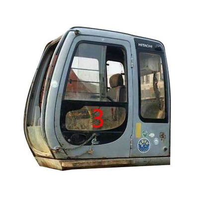 820mm Tinggi HITACHI Excavator Kaca Pintu Kiri Posisi Bawah NO.3