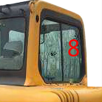 RoHS Volvo Excavator Kaca Depan Sisi Kanan Posisi No.8