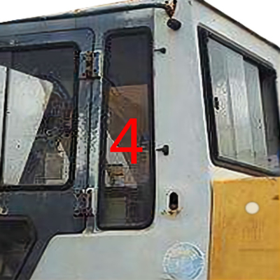 Penggali Kaca Tempered Untuk Kaca Depan Pintu Kiri Posisi Belakang NO. 4